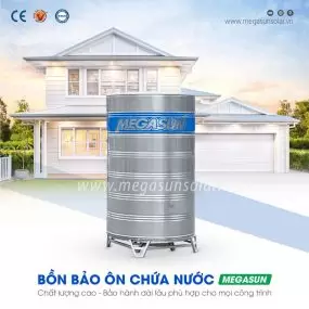 Bình bảo ôn giữ nhiệt 2000 LÍT (2M3) Megasun BBO-2000-KCA-D - Không chịu áp