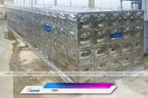 bồn nước inox hình chữ nhật