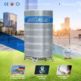 Bình bảo ôn 1000l Megasun MGS-1000-CHWT-V mang đến cuộc sống tiện nghi