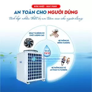 Máy nước nóng năng lượng không khí Megasun MGS-2.5HP-800L