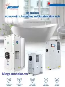 Máy nước nóng bơm nhiệt bình tích hợp Megasun MGS-3.5-250