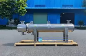 Bộ trao đổi nhiệt ống chùm Titanium Megasun-HEX-150-U-PN10-TITANIUM-304-PU-304