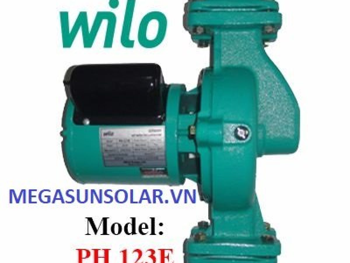 Bơm Tuần Hoàn Nước Nóng Wilo PH-123E- Nhập khẩu Đức