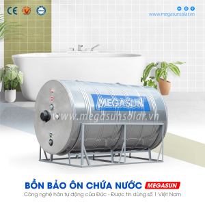 Bồn bảo ôn dùng trong hệ thống nước nóng trung tâm Megasun MGS-6HP