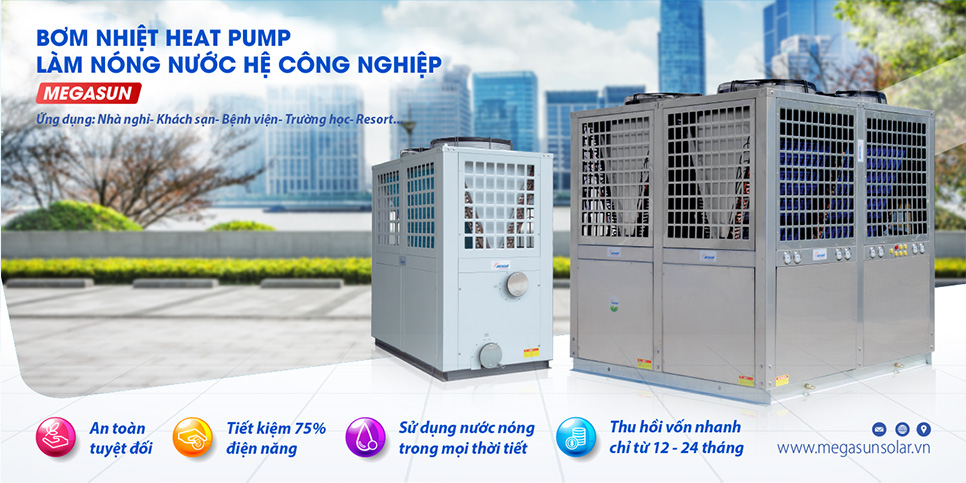 Máy bơm nhiệt heat pump công nghiệp