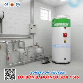 Bồn bảo ôn 400L Megasun BBO-400-KCA