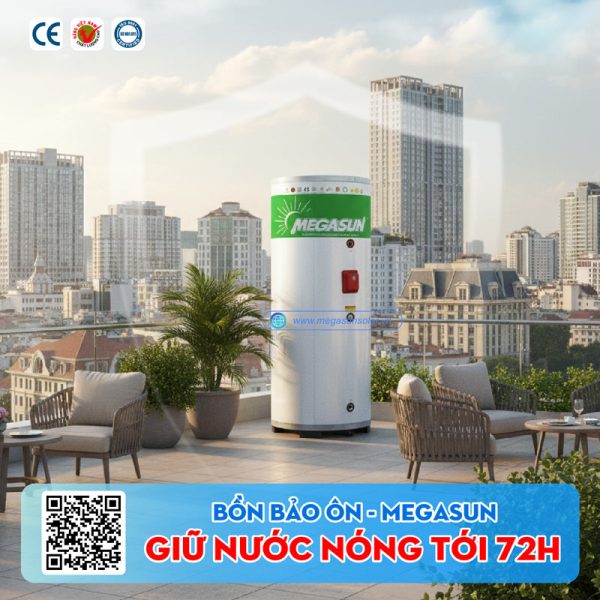 Bồn bảo ôn 400L BBO-400-KCA Megasun
