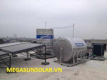 bình nước nóng năng lượng mặt trời công nghiệp