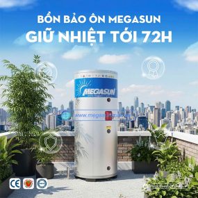 Bồn bảo ôn 500L Megasun BBO-500-KCA-D - Không chịu áp