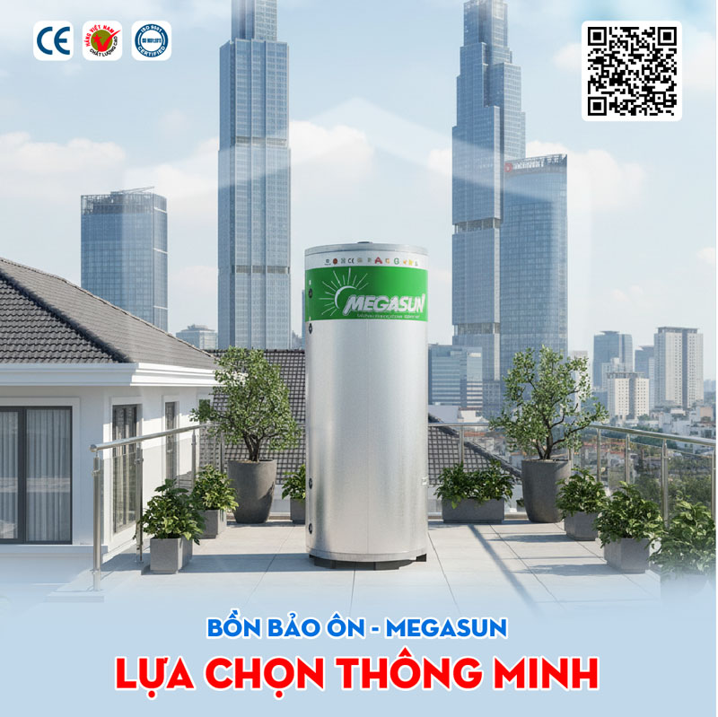 FAQ về bồn bảo ôn không chịu áp 200L Megasun BBO-200-KCA-D
