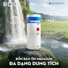 Bồn inox bảo ôn 500 Lít Megasun BBO-500CA - Áp suất cao