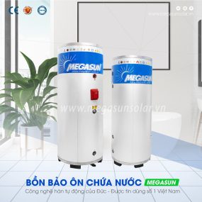 Bồn inox bảo ôn 500 Lít Megasun BBO-500CA - Áp suất cao
