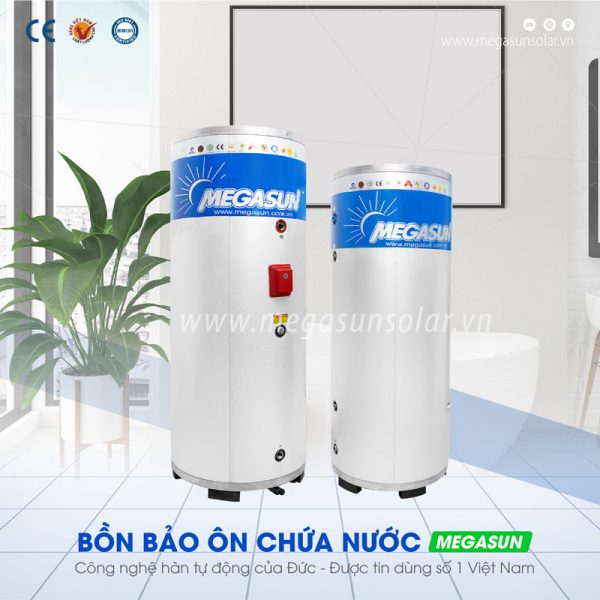 Bồn inox bảo ôn 500 Lít Megasun BBO-500CA - Áp suất cao