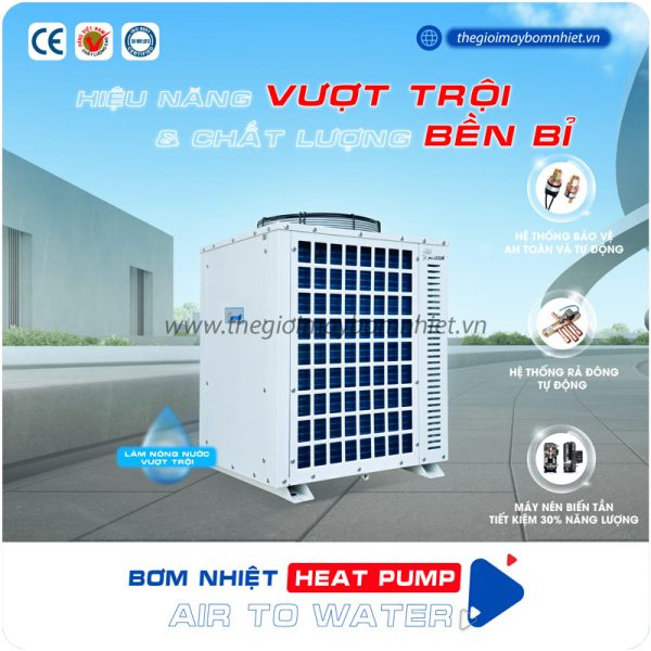 Máy Bơm Nhiệt Heat Pump MegasunMGS-2HP -500L