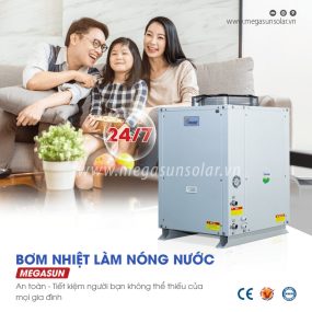 Máy Bơm Nhiệt Heat Pump MegasunMGS-2HP -500L