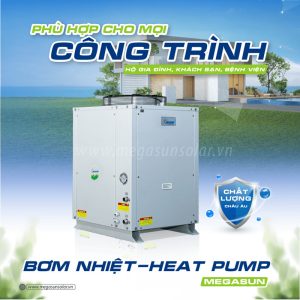 Máy nước nóng bơm nhiệt Megasun MGS-1.5HP-300 Lít- Công nghệ Nhật Bản
