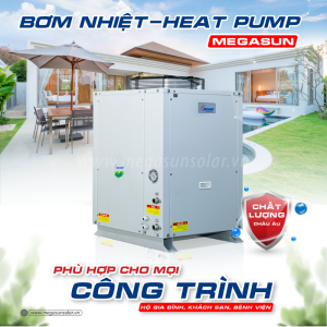 Nước nóng trung tâm bơm nhiệt Megasun MGS-6HP