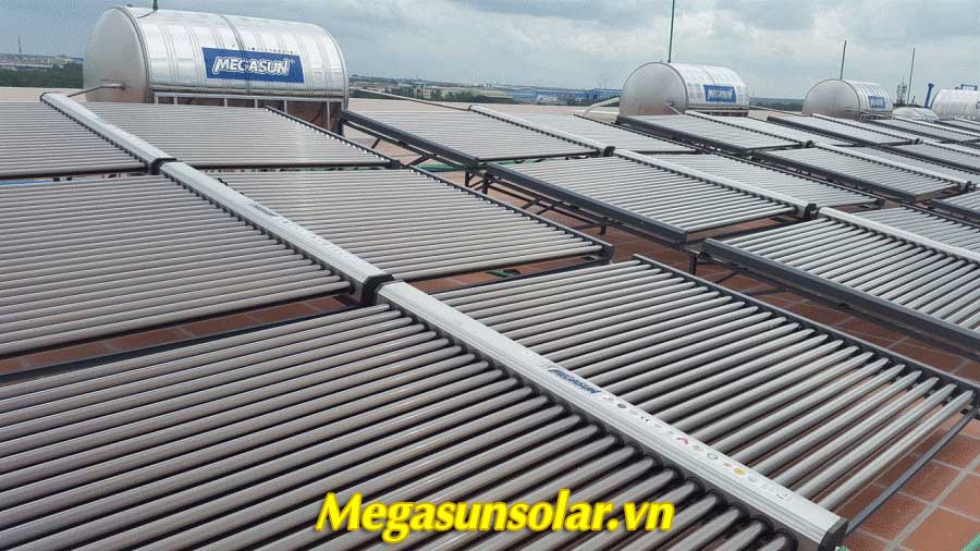 Máy nước nóng năng lượng mặt trời ống chân không Megasun 