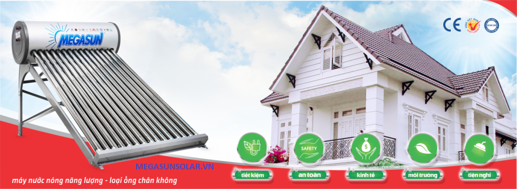 Máy nước nóng năng lượng mặt trời Megasun 240 lít ống đỏ