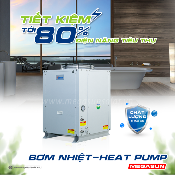 Hệ thống nước nóng heat pump Megasun MGS-5HP