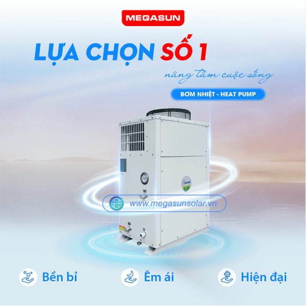 Hệ thống nước nóng trung tâm Megasun MGS-1HP-150L có thể kết hợp với nhiều thiết bị