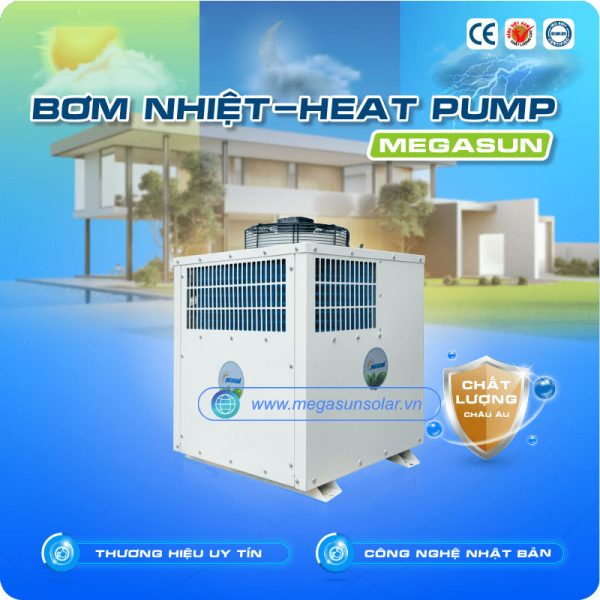 Hệ thống nước nóng trung tâm gia đình Megasun MGS-1HP-150L