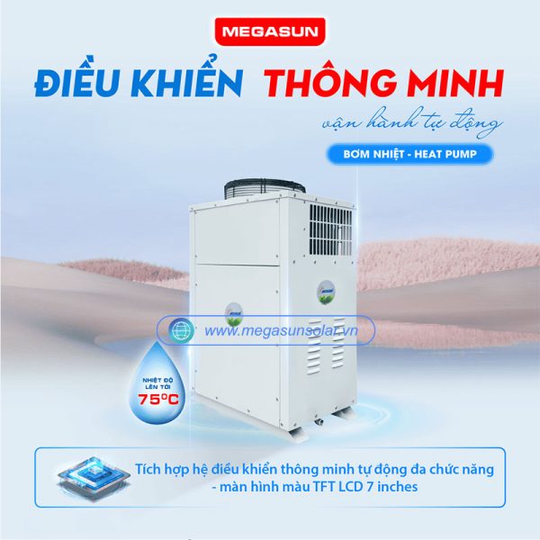Hệ thống nước nóng trung tâm gia đình Megasun MGS-1HP-150L