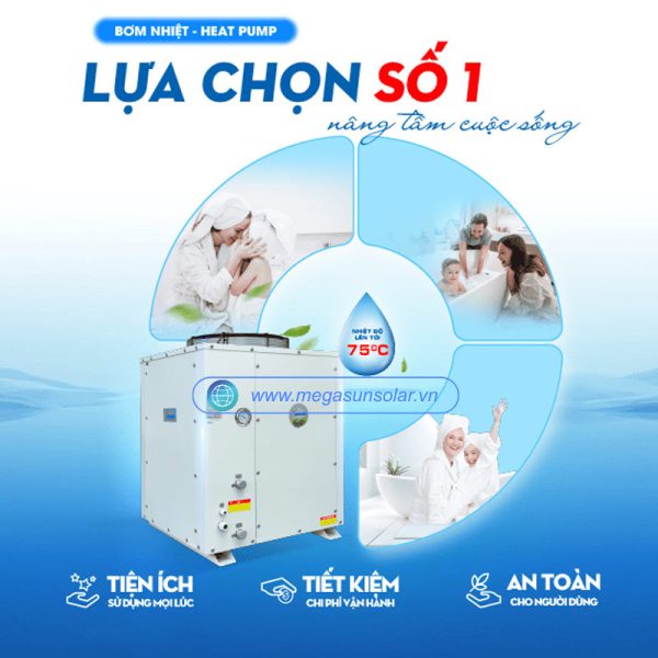 Máy nước nóng bơm nhiệt Megasun MGS-1.5HP-300L