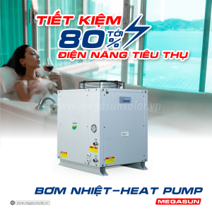 Máy nước nóng bơm nhiệt công nghiệp Heat Pump Megasun MGS-3HP