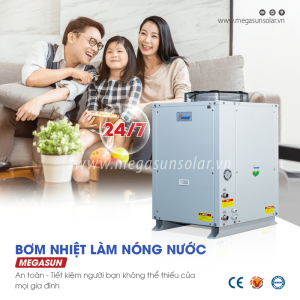 Hệ thống heat pump nước nóng Megasun MGS-8HP