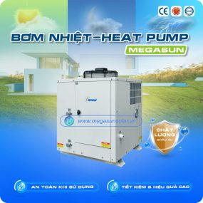 Máy nước nóng bơm nhiệt gia đình Megasun MGS-1HP-200L