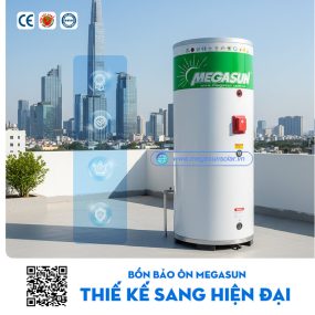 Bình chứa nước nóng 150 Lít Megasun BBO-150-KCA