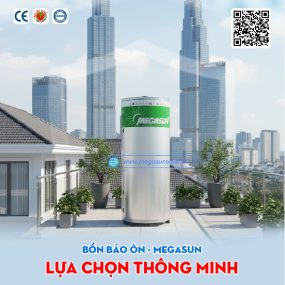 Bình chứa nước nóng 200 Lít Megasun BBO-200-KCA