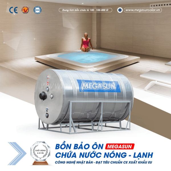 Bồn bảo ôn chịu áp MEGASUN-BBO-5000-CA