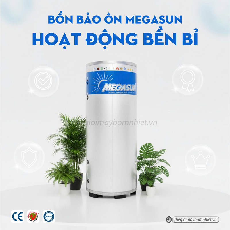 Bồn bảo ôn 500LMegasun BBO-500-CA