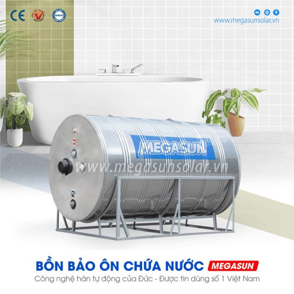 Bồn chứa nước nóng 1500 Lít Megasun BBO-1500-CA