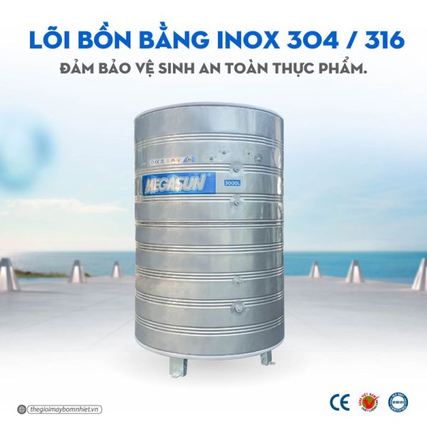 Bình bảo ôn BBO-1500-CA Megasun - Giải pháp hiệu quả cho dây chuyền liên tục