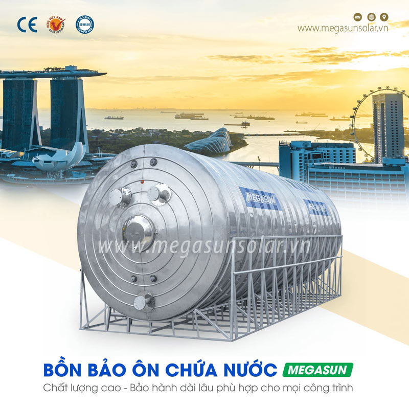 Nên bồn bảo ôn inox giữ nhiệt 100000L ở đâu?