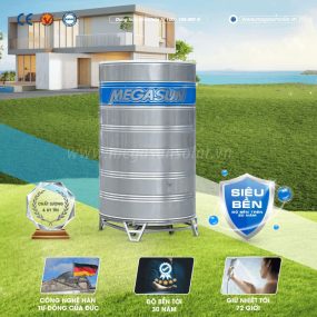 Bồn bảo ôn Megasun BBO-3000-CA - Bền bỉ, giữ nhiệt hiệu quả