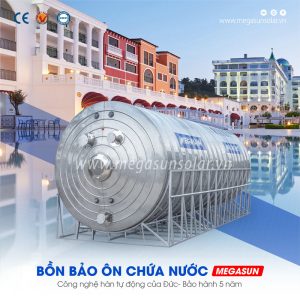 Bình nước nóng năng lượng mặt trời công nghiệp Megasun BBO-5000-KCA