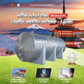 Đặc điểm bình nước nóng bảo ôn 20m3 Megasun