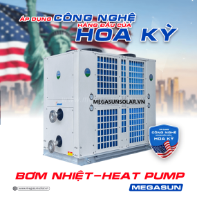 Máy nước nóng bơm nhiệt công nghiệp Megasun MGS-15HP