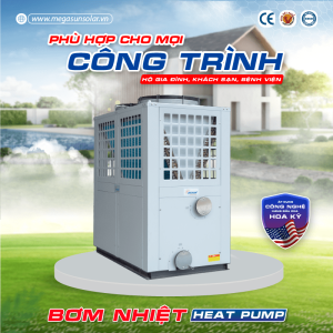 Bơm nhiệt nước nóng heat pump Megasun MGS-18HP.