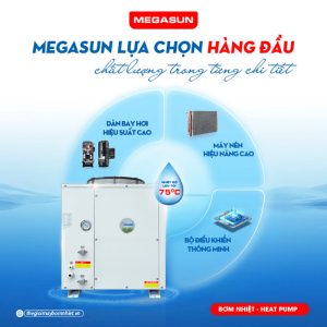 Máy nước nóng năng lượng không khí Megasun MGS-5HP- 2500L s