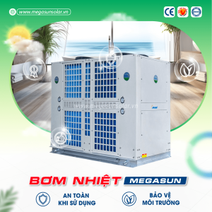 Máy nước nóng bơm nhiệt Heat Pump Megasun MGS-44HP được sản xuất theo công nghệ Mỹ, bền bỉ, làm nóng nhanh và an toàn cho người sử dụng.