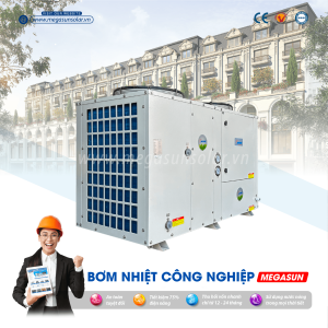 Máy nước nóng trung tâm bơm nhiệt công nghiệp Megasun MGS-15HP-5000L