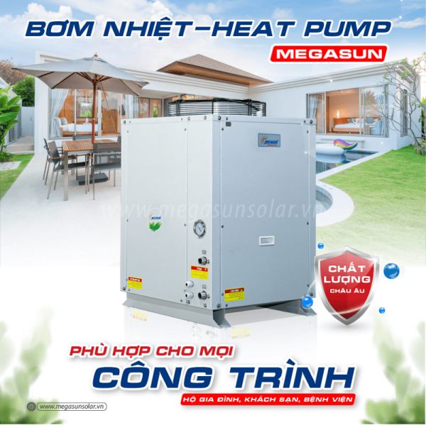 Bơm nhiệt cho gia đình Megasun MGS-1.5HP-400L