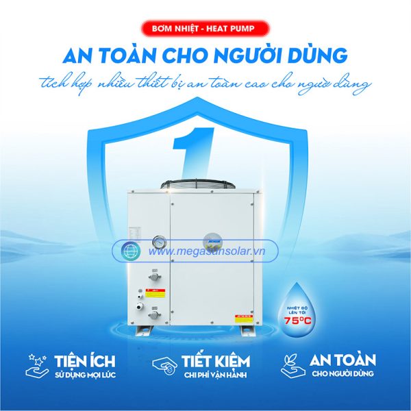 Bơm nhiệt dân dụng Megasun MGS-2.5HP-500L