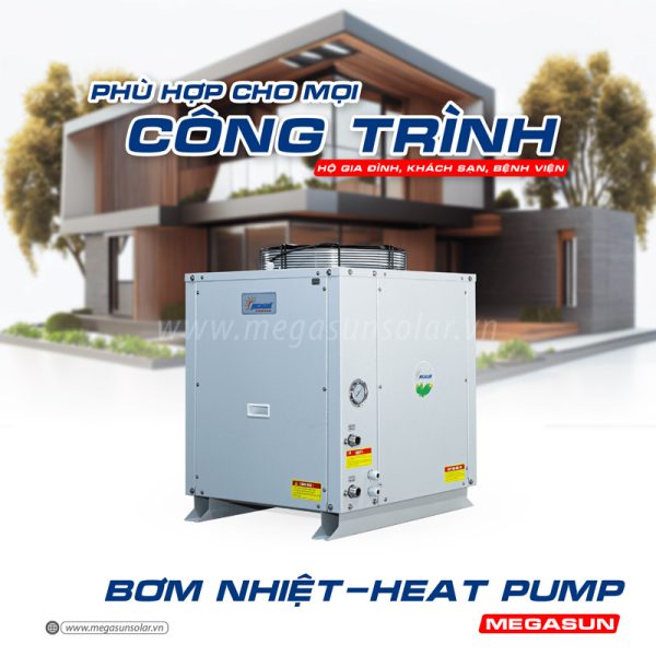 Bơm nhiệt dân dụng Megasun MGS-2.5HP-500L