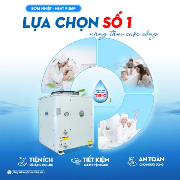 Hệ thống nước nóng bơm nhiệt Megasun MGS-6HP-2000L